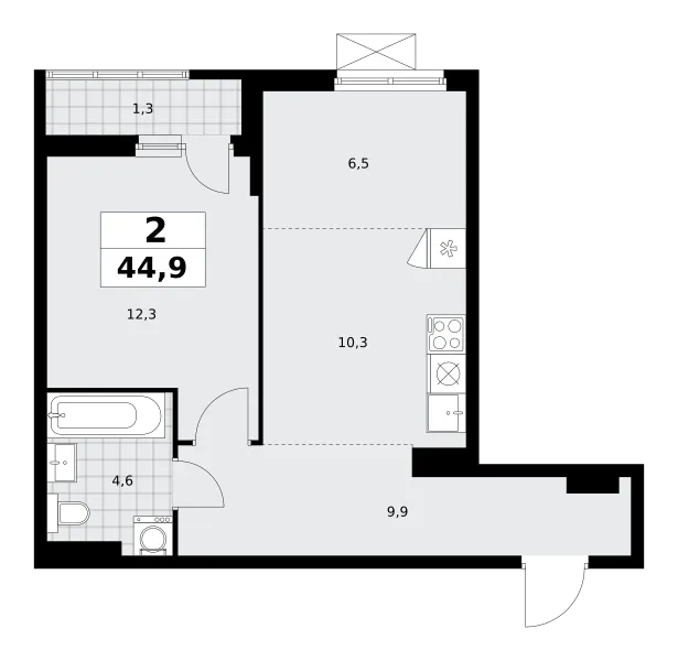 Планировка · 2E-комн.