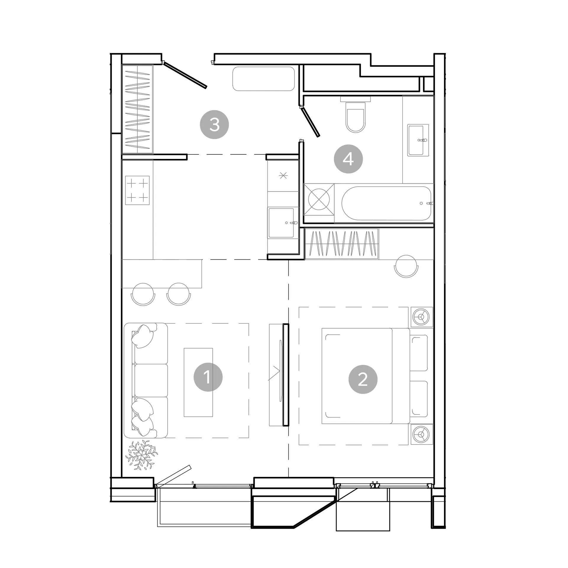 Планировка · 2-комн.