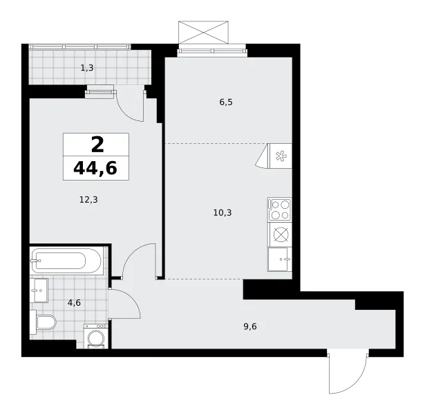 Планировка · 2E-комн.