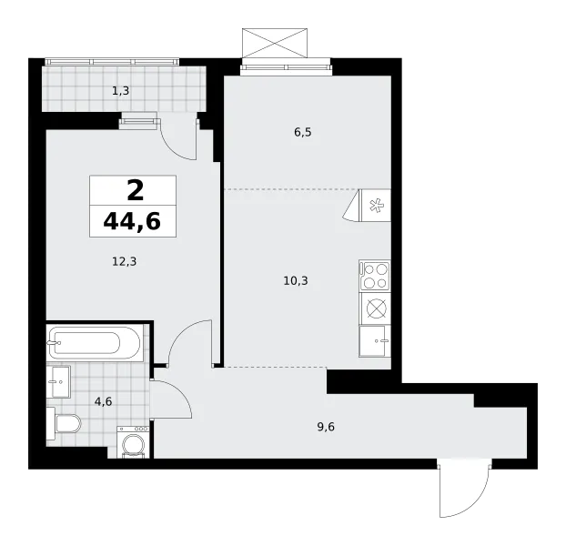Планировка · 2E-комн.