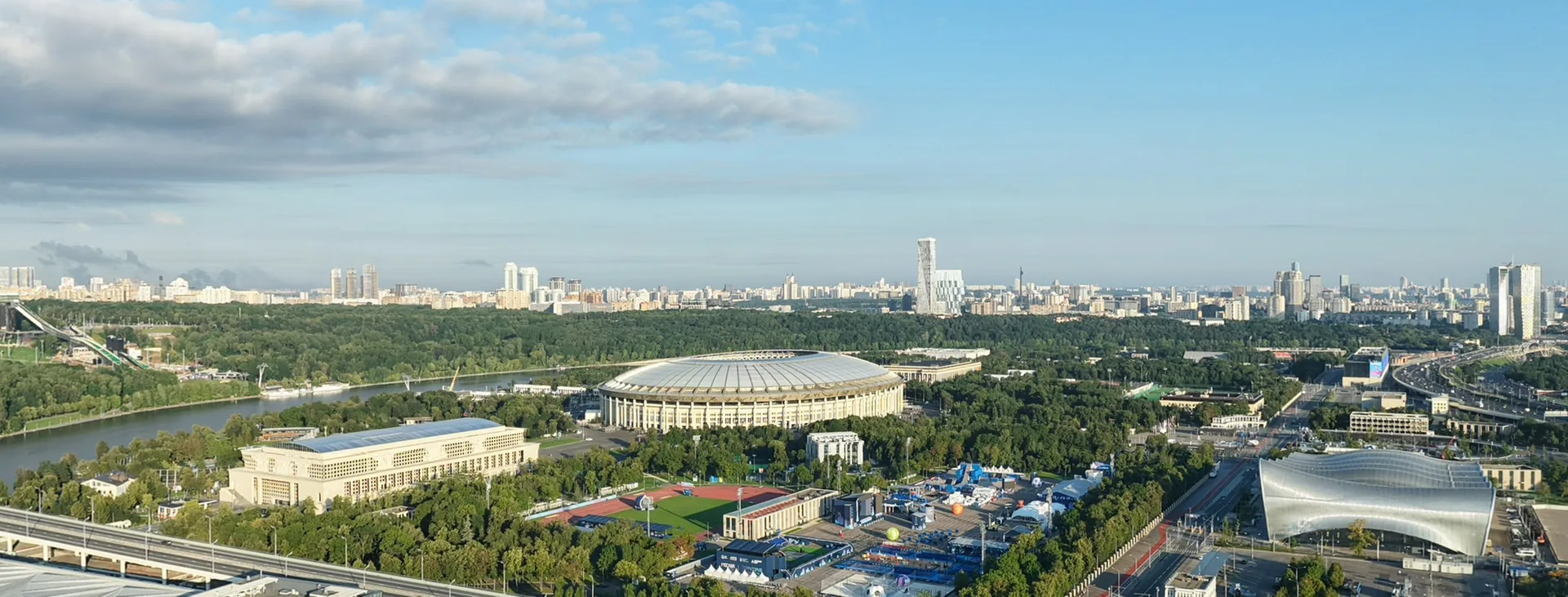 Коллекция Лужники — вид на СК «Лужники» с высоты