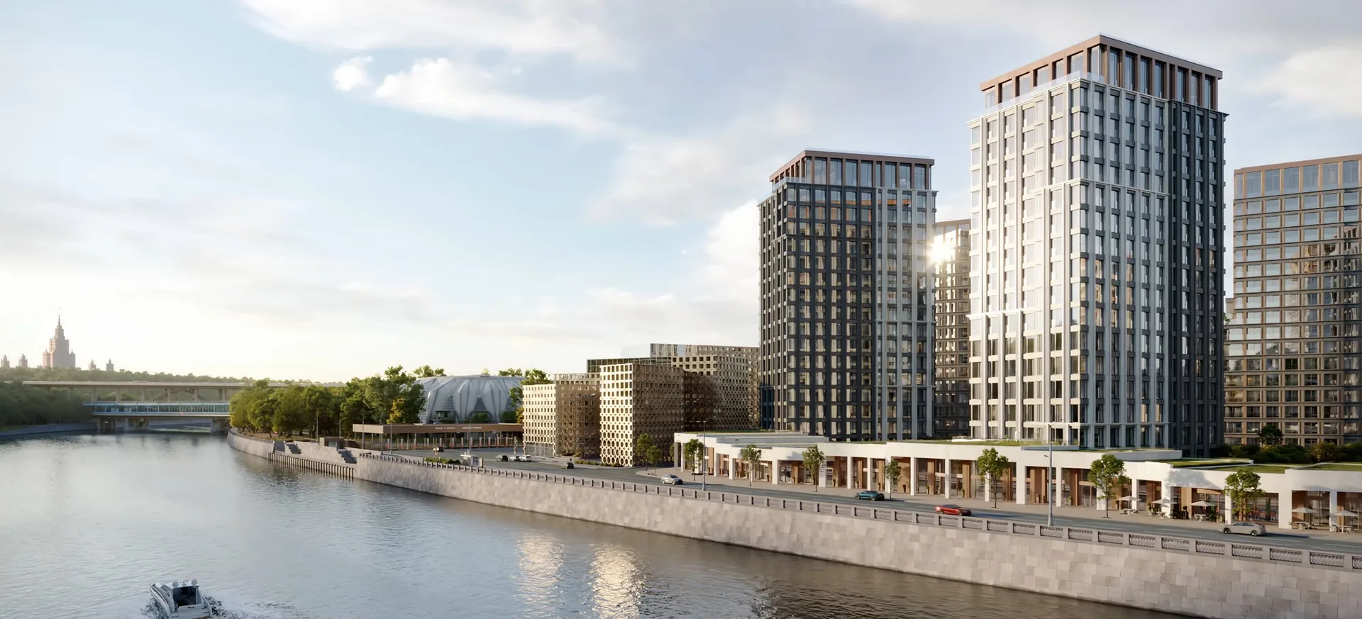 Коллекция Лужники — клубные дома на набережной Москвы-реки